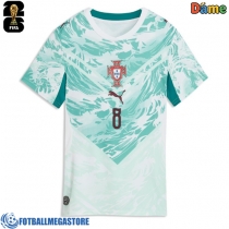 Fotballdrakt Dame Portugal Bruno Fernandes #8 Bortedrakt VM 2026 Kortermet